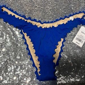 New Blue Bikini Bottom sz Medium